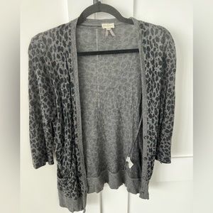 Lightweight Leopard Cardigan